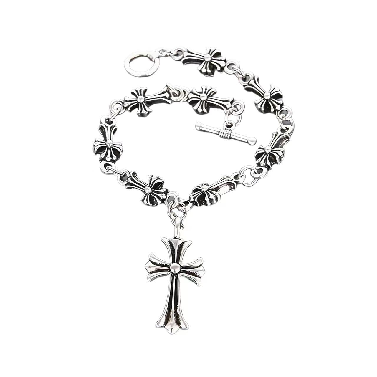 Gothic Jewellery Mens Bracelet, Bracelet For Men Stylish Alternative Fashion Wear, Gothic Punk Events Attendance, Social Gatherings Edgy Aesthetics, Premium Material Craftsmanship-image-10
