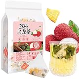 Plant Gift Litchi Oolong Tea Bags 5.29oz (3g*50bags), thé Oolong, Pêche blanche, litchi ...