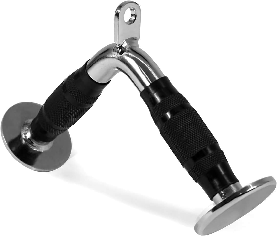 TAWAKKAL Enterprises Gym V Shape Bar-Cable | Pull Up Multi-Training Bar with Grip | Tricep Handle Bar-Cable Machine | Press Down Bar with Rubber Hand Grips-image-12