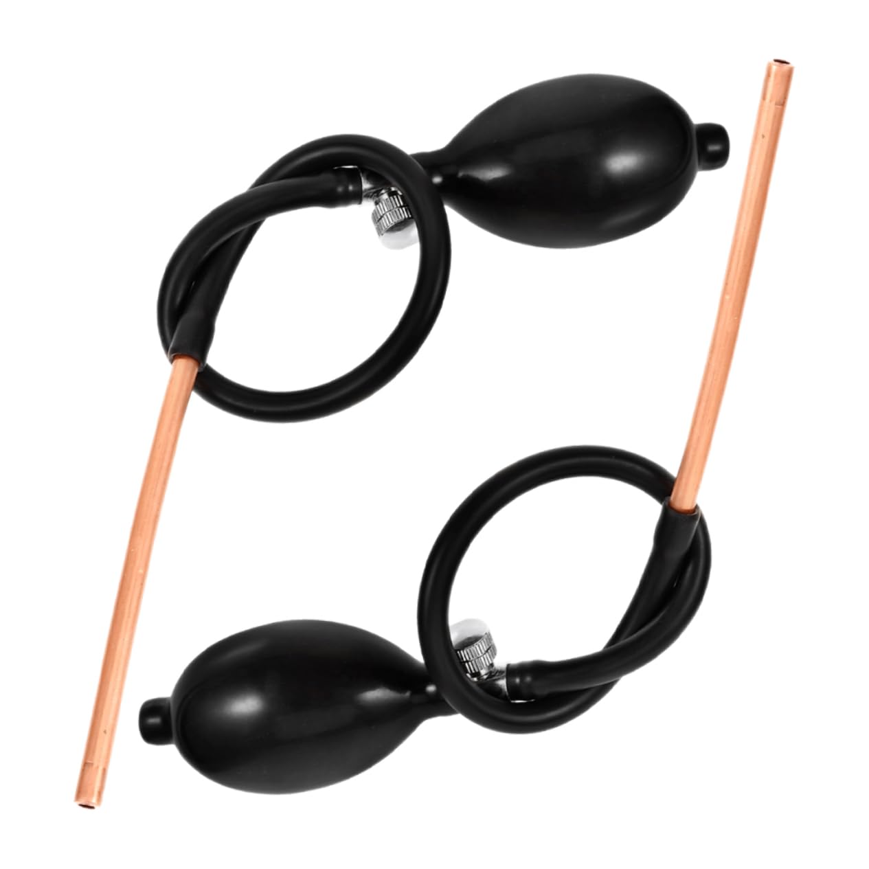 COLLBATH de Bomba de Soplado Kit de 2 Piezas de Azúcar de Plástico Negro, Herramienta Precisa y Fácil de Usar para Repostería y Modelado de Fondant
