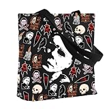 VAMSII Horror Movie Tote Bag Horror Night Gift Scary Merchandise(Mich MI)