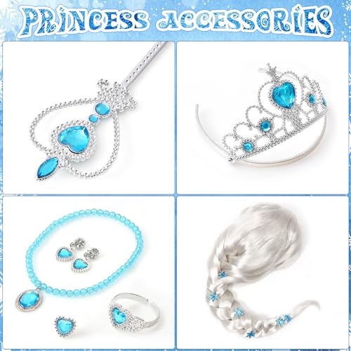 Disfraz Princesa con Capa para Niñas pequeñas miniatura 6