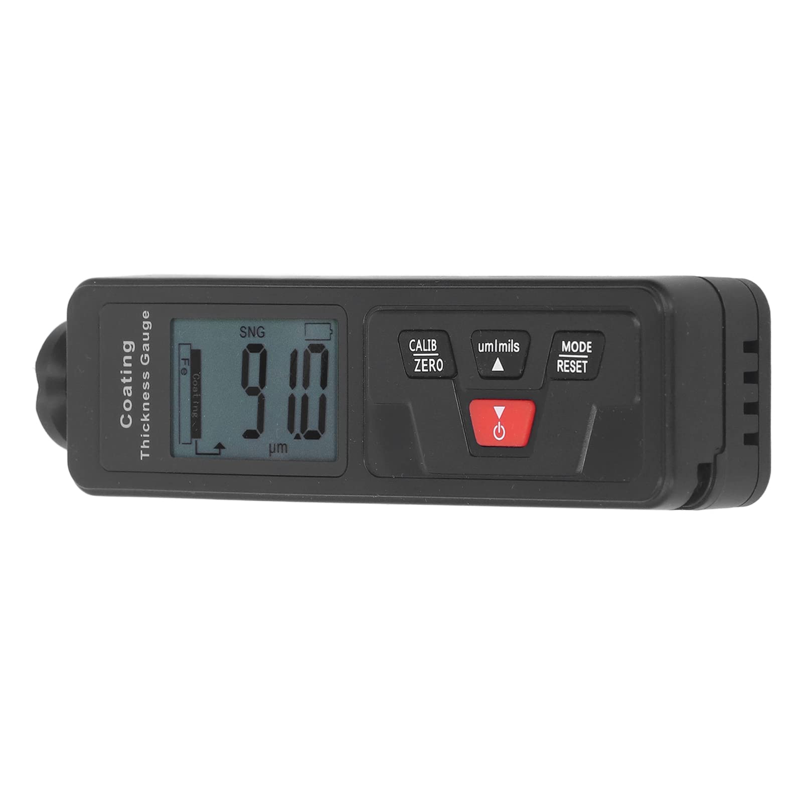 Miernik Grubości Lakieru Cyfrowy Miernik Grubości Powłoki ABS Od 0 do 1500 um Rozdzielczość 0,1 um Automatyczne Wykrywanie Fe NF z Wyświetlaczem LCD do Kontroli Samochodów Motoryzacja