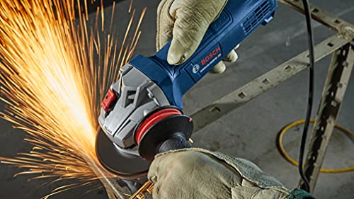 Bosch GWS10-450PD 4-1/2 In. Ergonomic Angle Grinder with No Lock-On Paddle Switch - Image 6