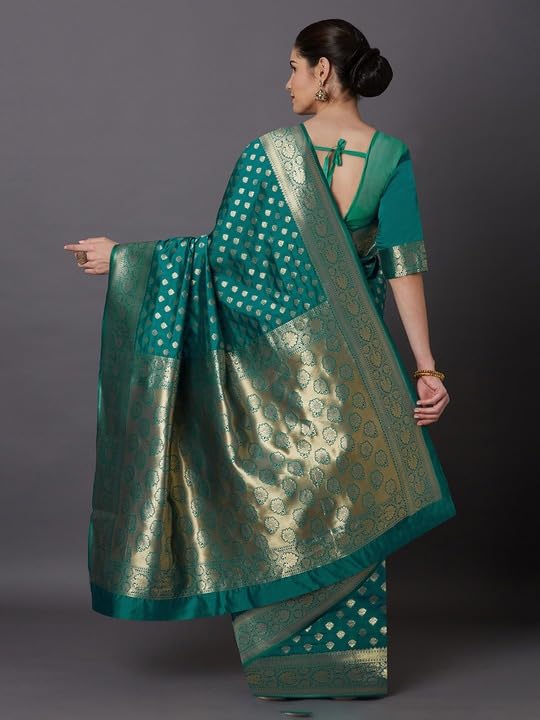 Leriya Fashion Women's Cotton Silk Saree (Lf-S2347_Green)