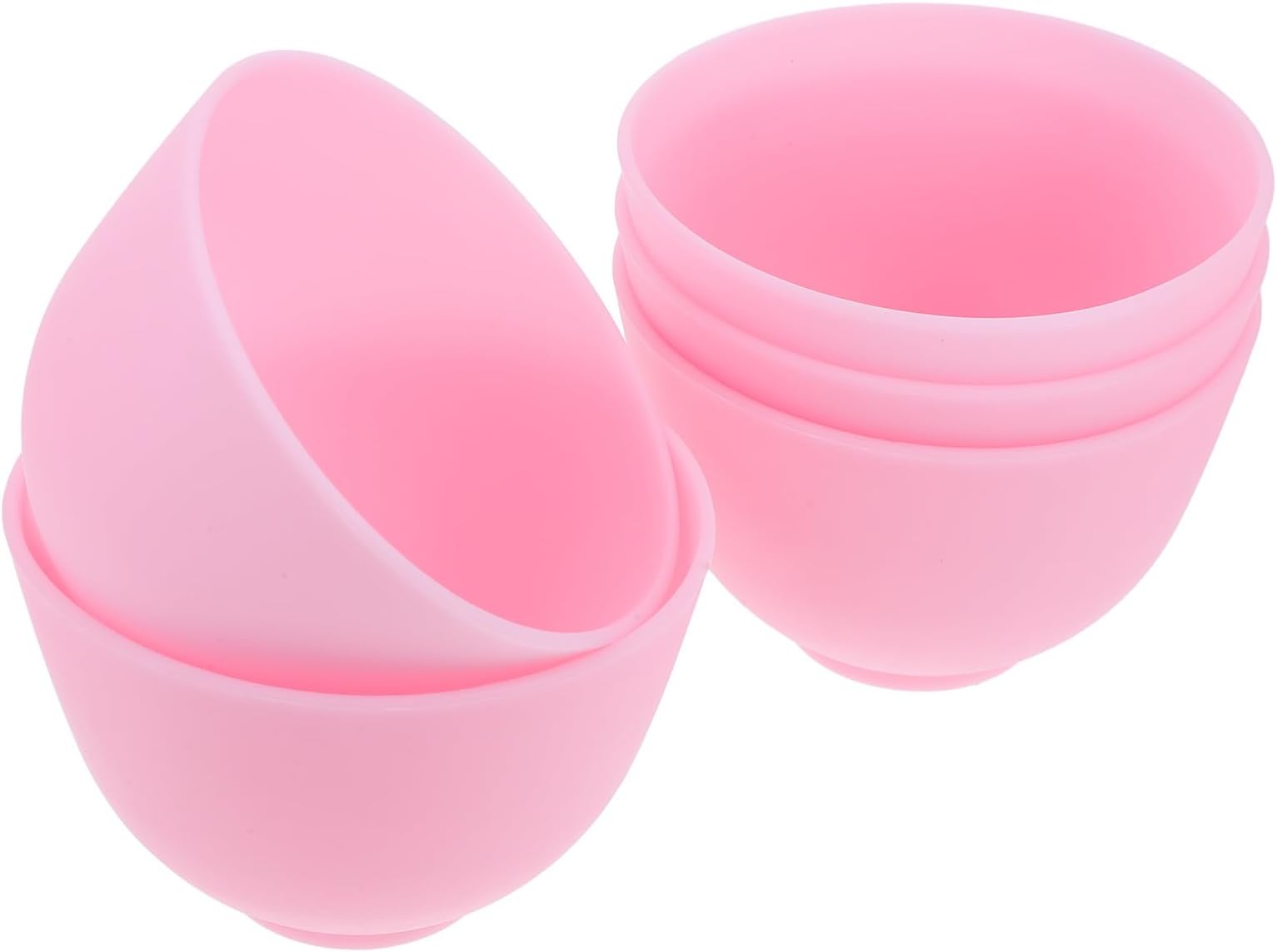 Facial Mask Mixing Bowls Silicone Set 5Pcs Medium Size DIY Beauty Tool for Home Skin Care