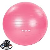 Movit® Gymnastikball »Dynamic Ball« inkl. Pumpe, 65 cm, pink, Maximalbelastbarkeit bis 500kg, berstsicher, Fitness-Ball, Sitzball, Yogaball, Pilates-Ball, Balance