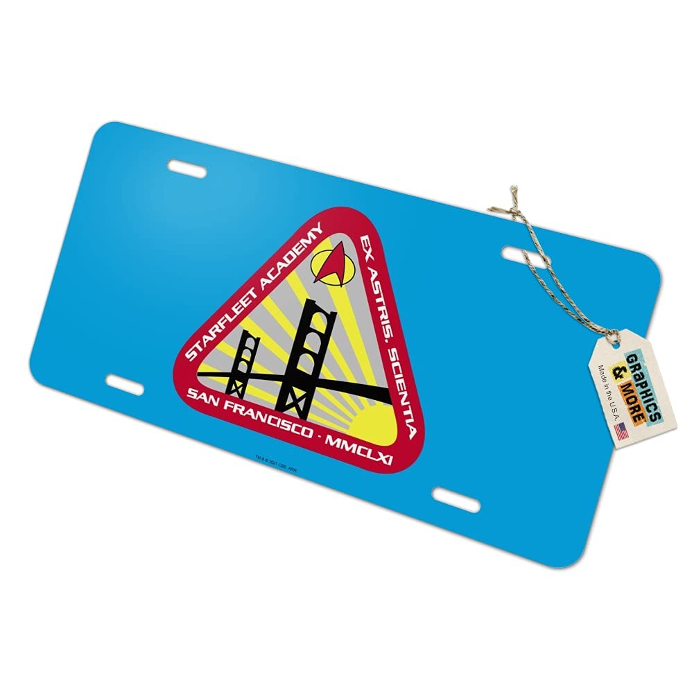 GRAPHICS & MORE Star Trek Star Fleet Academy Novelty Metal Vanity Tag License Plate