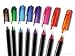 Pentel Energel Roller Gel Pen 0.7mm Metal Tip, 8 Assorted Colors, (Pack of 1)