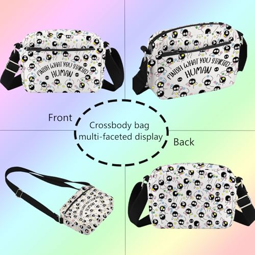 Soot Balls Crossbody Bag Soot Balls Inspire Gift Kawaii Anime Inspired Gift Anime Lover Gift Cute Soot Ball Gifts4