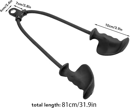 Deluxe Tricep Rope Cable Attachment, Tricep Pull Down Rope, LAT Pulldown Attachment, Pulley System Gym Pull Down Rope, Cable Machine Accessories for Home Gym