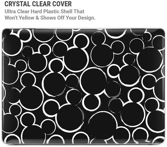 Skinit Case + Skin Compatible with MacBook Air 13in M1 (2021) - Officially Licensed Disney Mickey Mouse Silhouette Design