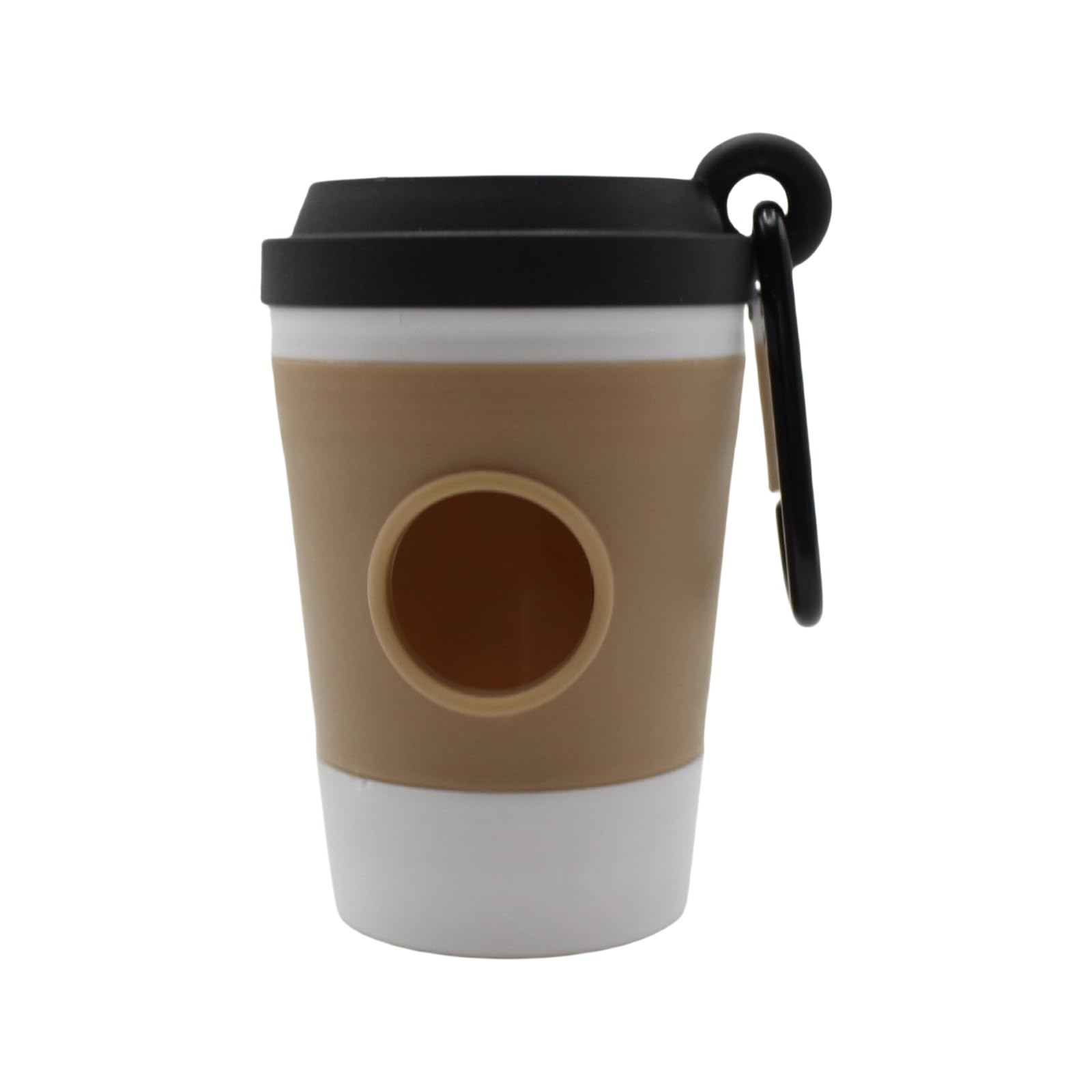 Pet Waste Bag Organizer, Coffee Cup Shaped Waste Bag Dispenser, Durable Construction for Quick Access, Outdoor Dog Walking Trash Storage
