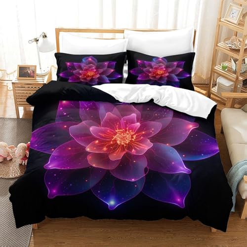 Parure de lit fermeture éclair 135x200cm housse couette douce