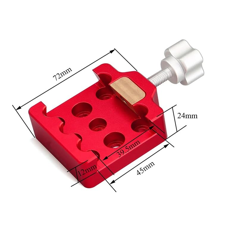 Soporte de telescopio con ranura roja y tornillos de latón duraderos 4