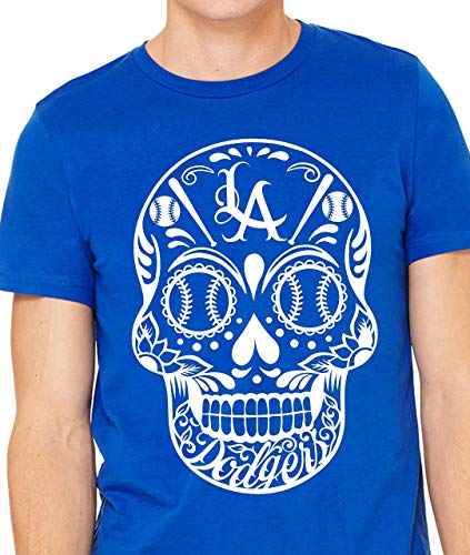 dodgers dia de los muertos t shirt