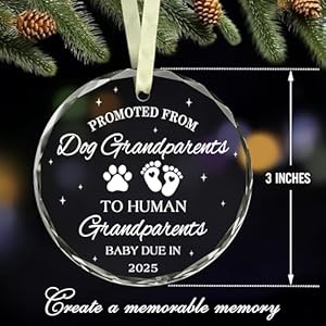 Bsquielegrandparentgiftsfirsttimegrandparentsgiftsnewbabyrevealgiftforgrandmagrandpapromotedfromdoggrandparents2025ornamentmothersfathersdaybirthdaygiftforgrandparent Urban Country Home Decor Bsquiele grandparent gifts first time grandparents gifts new baby reveal gift for grandma grandpa promoted from dog grandparents 2025 ornament mothers fathers day birthday gift for grandparent urban country home decor