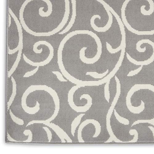 Nourison Home Grafix Gris 2'3" x 7'6" miniatura 6