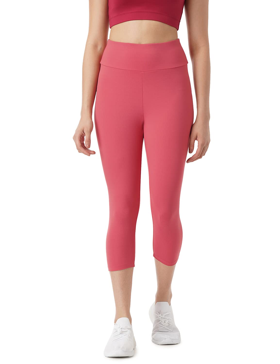 pump'd Women's Stretchable Capris -Lightweight, Anti-Odor, Squat Proof, Dry Tech, Ultra Soft Seams-picture-25