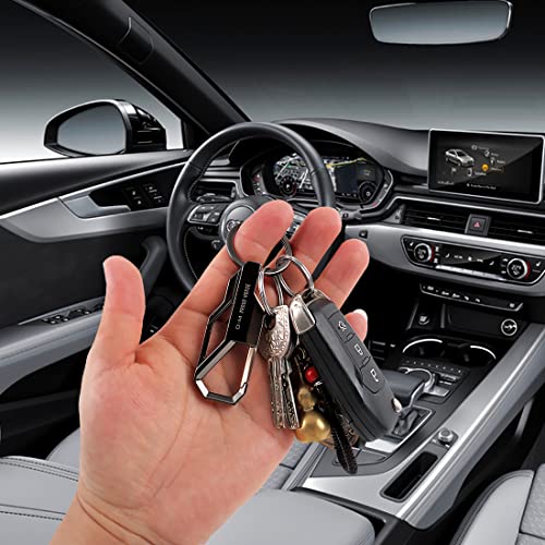 Kestar Car Key Chain Key Ring Business Keychain For Men, Black #TOP1
