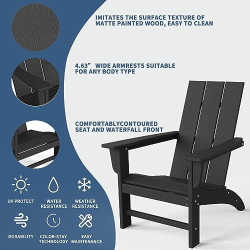 Polydun ML002 Modern Adirondack Chair Wood Texture thumb #3