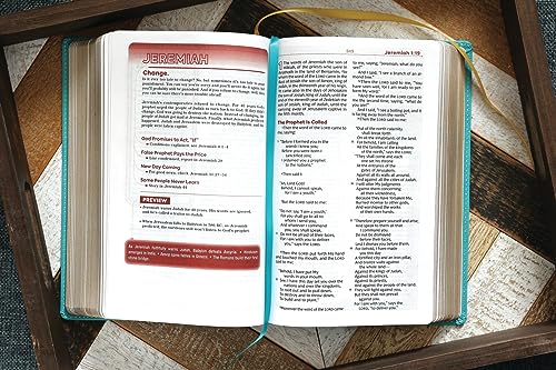 Image of NKJV, Teen Study Bible, Leathersoft, Teal, Comfort Print