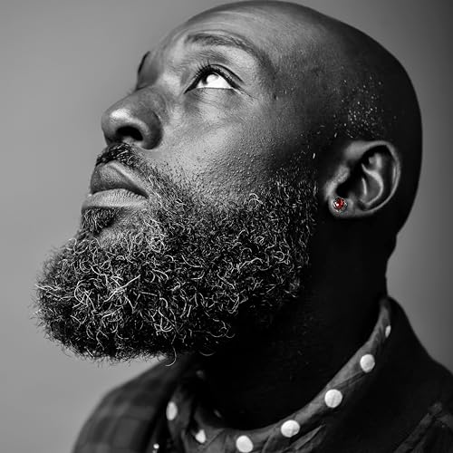 Black Studs Earrings for Men Cubic Zirconia Emerald Garnet Earrings for Women Unique Cuban Link Styled Hypoallergenic Jewelry3