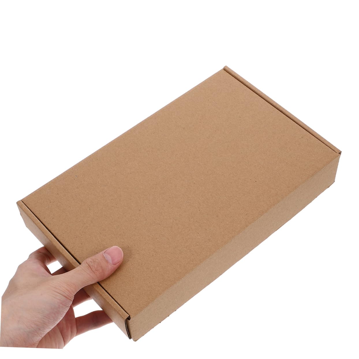 Caja de Cartón para Embalaje 20 Piezas de Papel, Caja de Envío | Interior Amplio y Uso Versátil, para Equipaje de Avión y Empaquetado, Formato Cuadrado