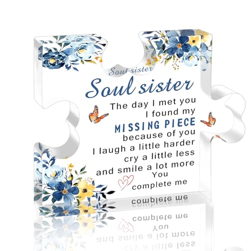 Soul Sister Gifts for Women Unbiological Sister Gifts Friendship Gift