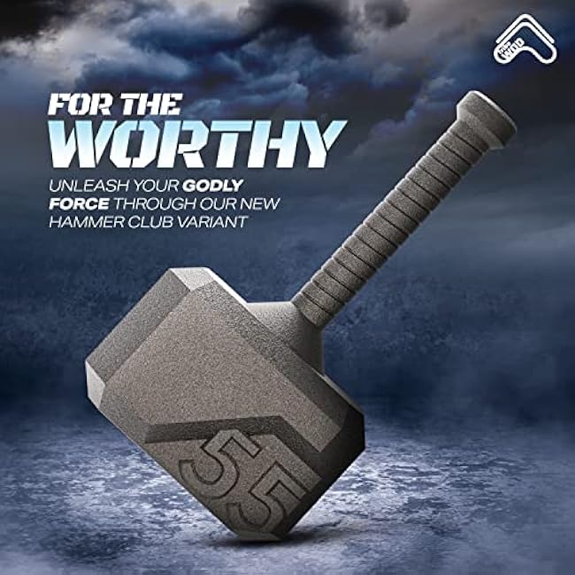 Tribe WOD Hammer Kettlebell 15-70lb + Adjustable | Cross Training Workout Equipment for Muscle Building, Cardio Fitness, Weights for Women & Men | Strength Training Kettlebells- New