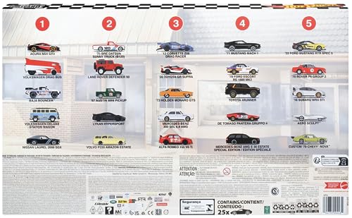 Hot Wheels Boulevard 25-Car Factory Set escala 1:64 miniatura 2