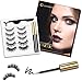 Produktbild Magnetische Wimpern und Eyeliner Set,Magnetische Wimpern mit Eyeliner,Wasserdichtem Langlebigem Magnetisch Eyeliner,Wiederverwendbare Falsche Wimpern Magnetisch Natürliche Look mit Pinzette,5 Paare