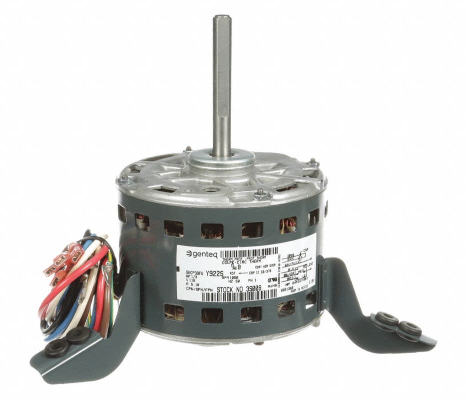 1/3 hp, 1050 RPM, 3-Spd 115V Goodman Furnace Motor 5KCP39FGV064AS # 3S008