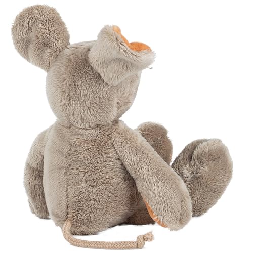 Plüsch Maus „Eddi“ – Schaffer 4751 - Kuscheltier Maus - weich & flauschig - Stofftier für Babys & Kinder ab 0 Jahren – Waschbar - Größe S - 22 cm - grau