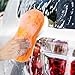 Tanlade 4 Pcs 2 Pack Large Microfiber Car Wash Sponge for Cleaning, Non Scratch Microfiber Sponges for Car Washing Supplies, Trucks and Motorcycles (Orange)