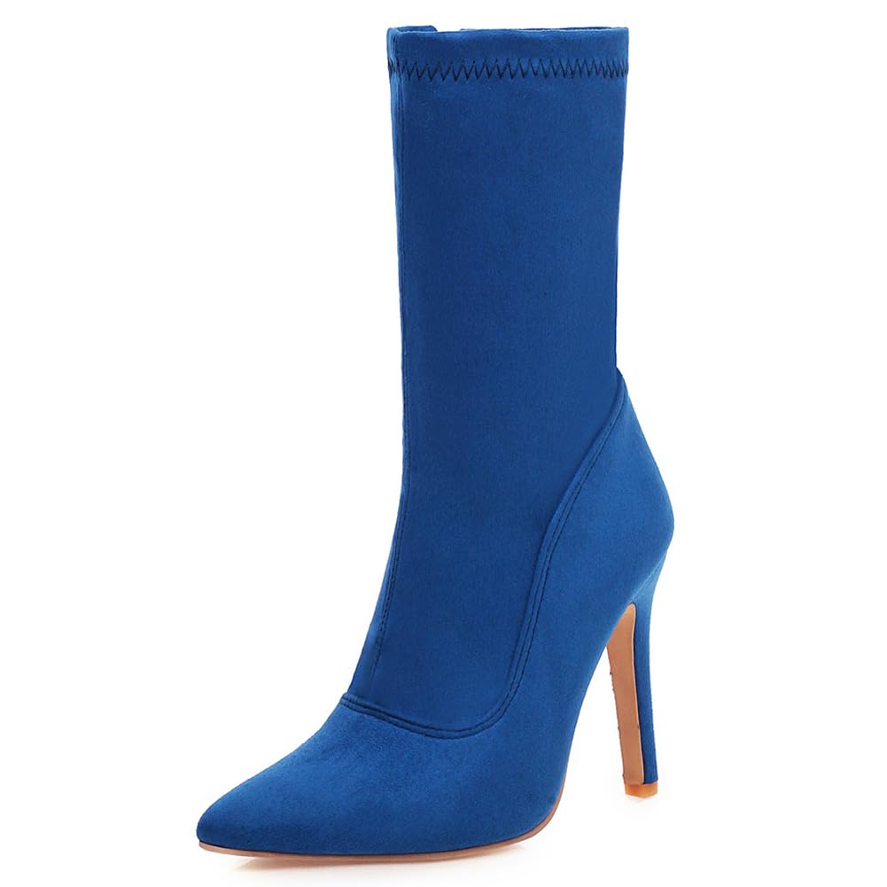 Bottines stretch pointure 47 faciles à enfiler avec fermeture éclair et bout pointu - 7