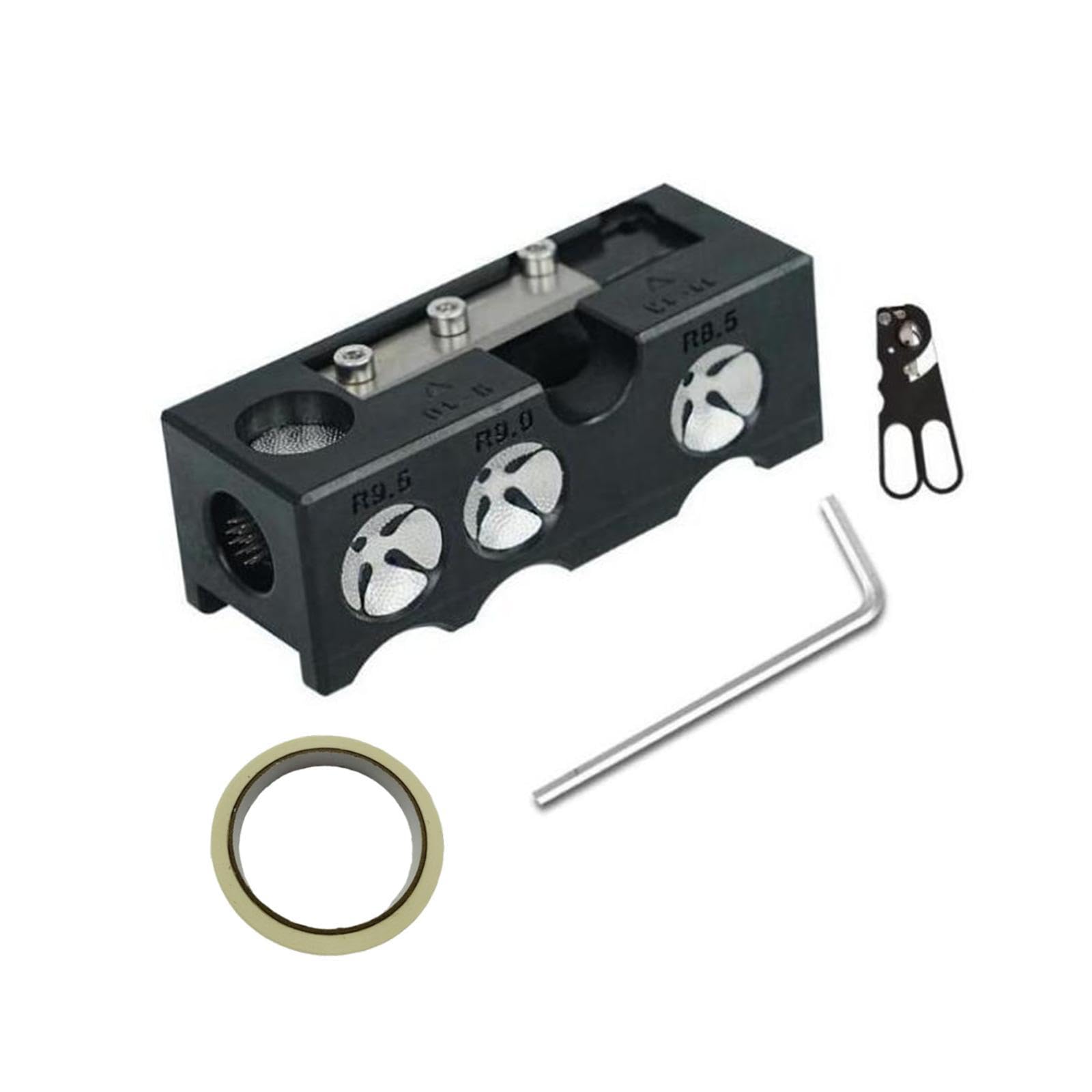 Outil électrique Réparation Pointe De Billard – 4 Disques Abrasifs 9-14 Mm, Tête De Meulage, Plastique/métal