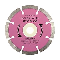 Amazon | 高儀(Takagi) EARTH MAN 乾式 ダイヤモンド溝入カッター V字