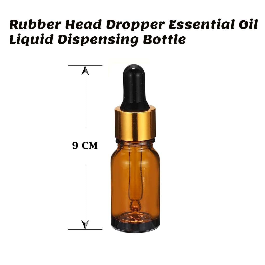 WINKCART 2-Pack Amber Glass Dropper Bottles for Essential Oils - Leak-Proof Refillable Serum Bottles with Euro Dropper Dark UV-Protection DIY Aromatherapy Cosmetic Storage 3
