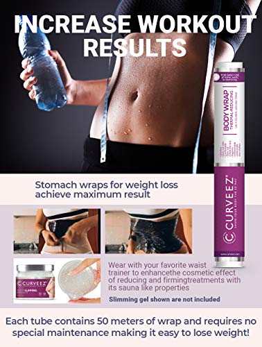 CURVEEZ Bundle Anti Cellulite Slimming Gel and Osmotic Body Wrap (OSMOTIC4)