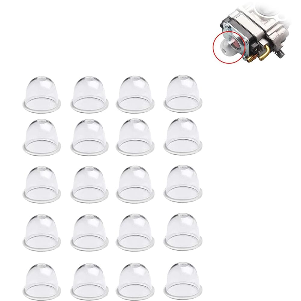 LJFEA 20pcs 19mm Fuel Bulb Primer Fuel Bulb Carburetor Primer Carburetor Pump Bulbs Primer for Lawn Mower Trimmer Chainsaw Cutter Hedge
