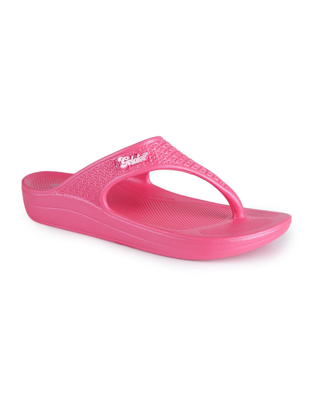 solethreads Women's Pink Flip Flops with Comfort Cushion Sole | Lightweight Thong Sandals for Daily Wear | Soft EVA Slip-On Beach Slippers | Non-Slip Casual Flip Flops for Women-picture-4