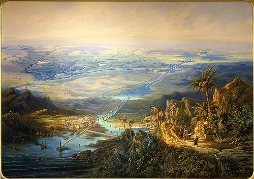 Poster canal de Suez SERENDIPITP toile artistique Premium