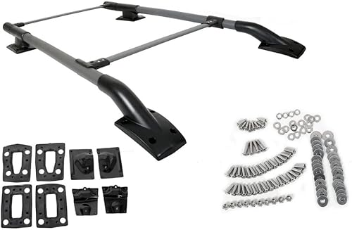 WKK Style se adapta al riel de techo de barra, tapa negra (aluminio, grisnegro)