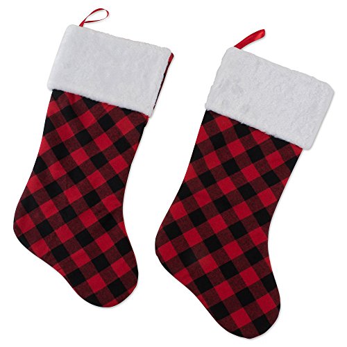 DII Decorative Christmas Family Stocking Set Holiday Décor with Hanging