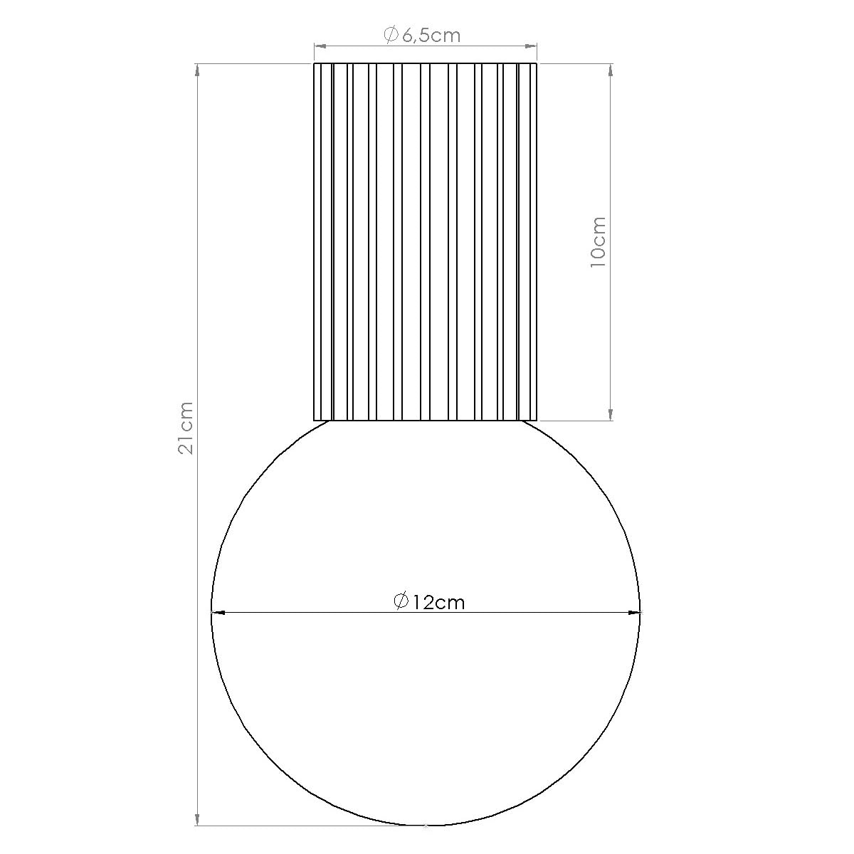 SOLLUX lighting Lampada da Soffitto - Lampadario in Alluminio e Vetro -1 Paralume - Lampadina LED - Beige Halo