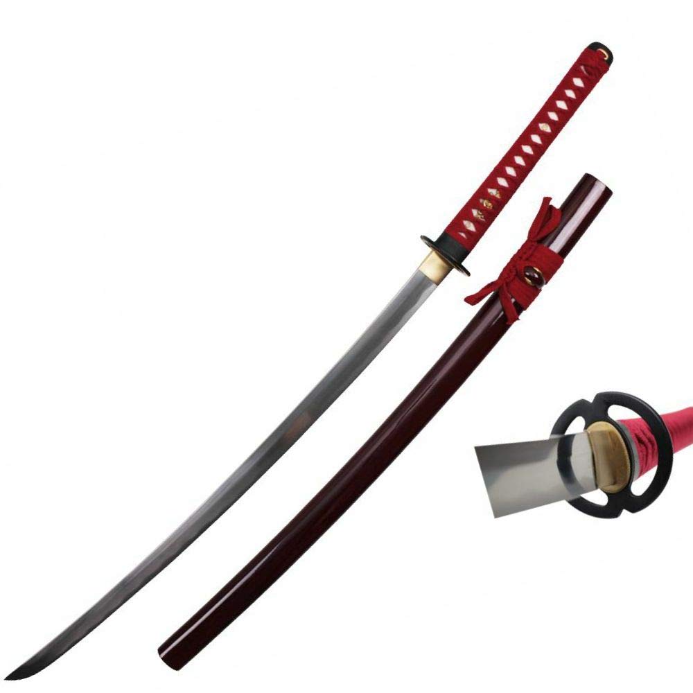 Practice Razer Sword Buy Katana Samurai Real s with Full Tang 1060 Carbon Steel Razor Sharp ...