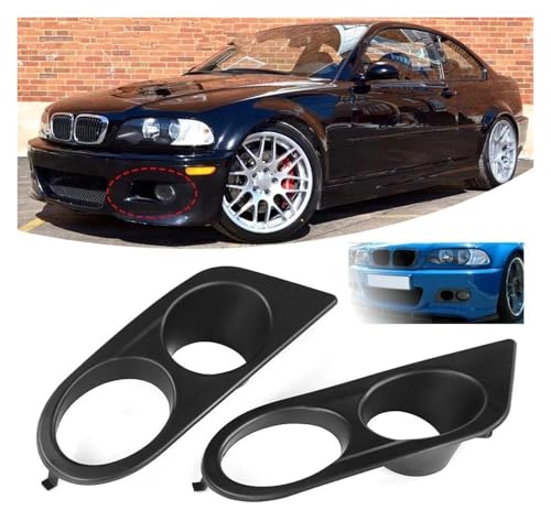 Protector de parachoques delantero premium con doble orificio para coche E46 M3 2001-2006 4