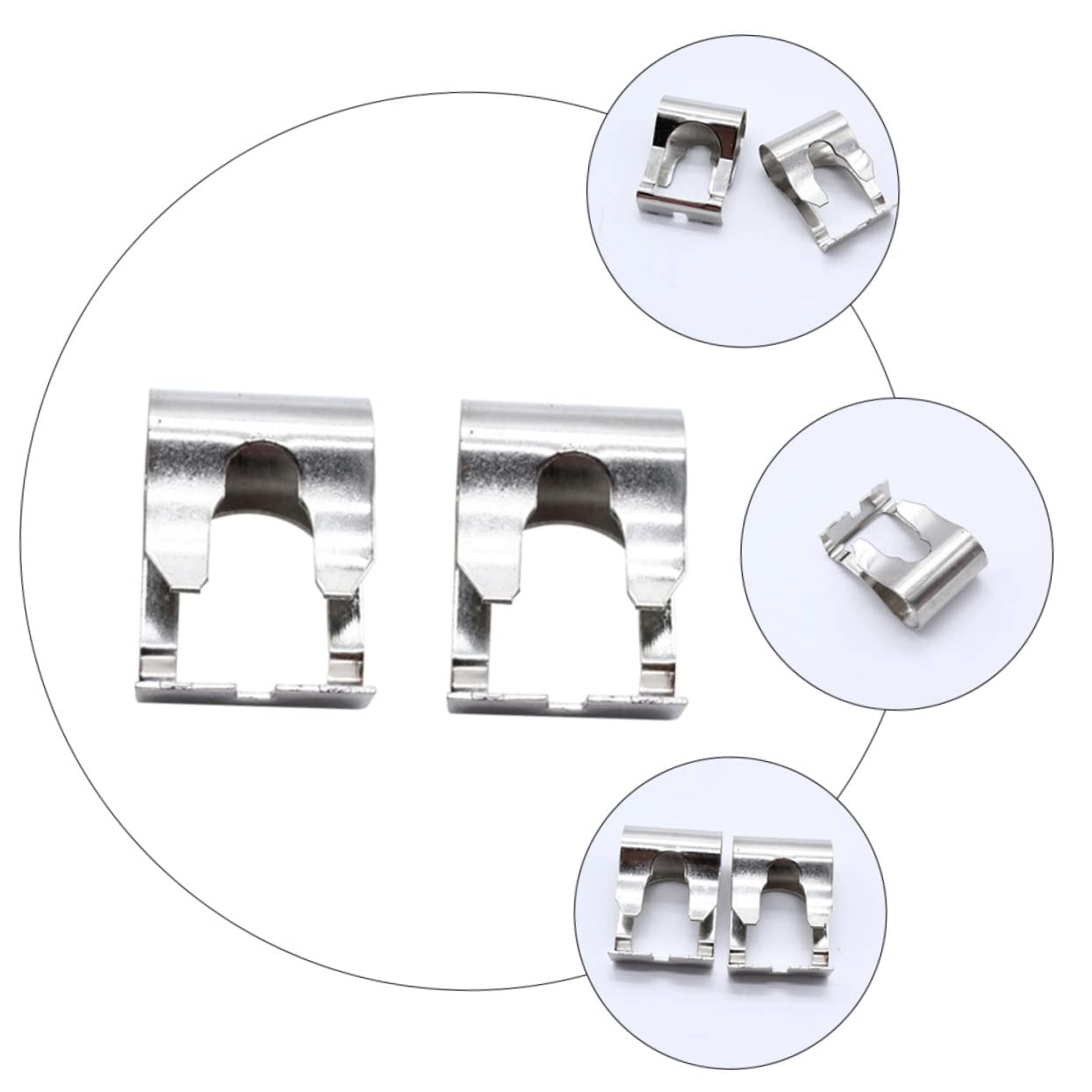 ULTECHNOVO 2pc Wiper Connecting Rod Wiper for Quick Repair High-strength Windshield Wiper Kit for Various Models