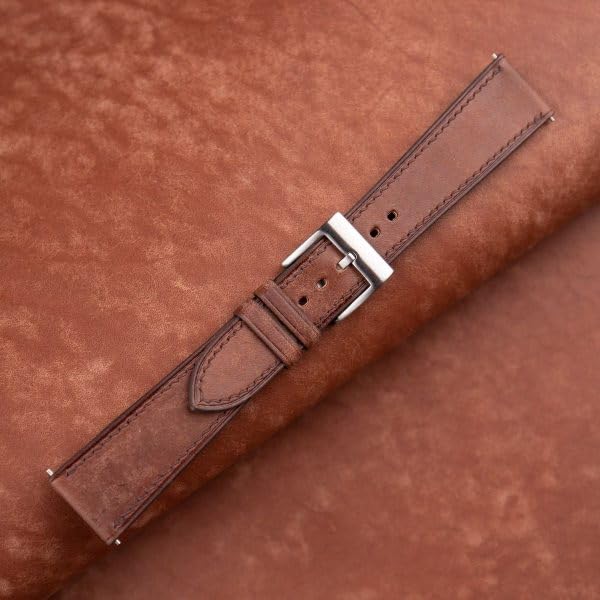 Miniatura 3 de Bands Compatible with Apple Watch Band 49mm 45mm 44mm 42mm 41mm 40mm 38mm Men Woman Maya Leather Wristband Replacement Band Compatible with Series